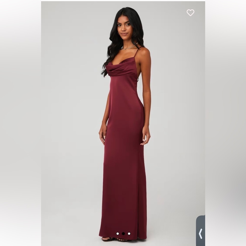 Katie may Tara gown Bordeaux